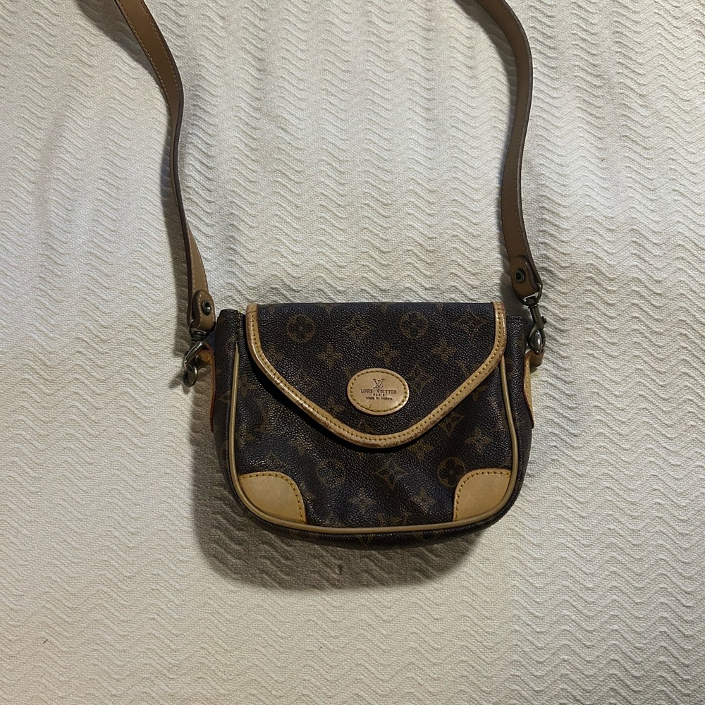 Brown Monogram Crossbody Bag
